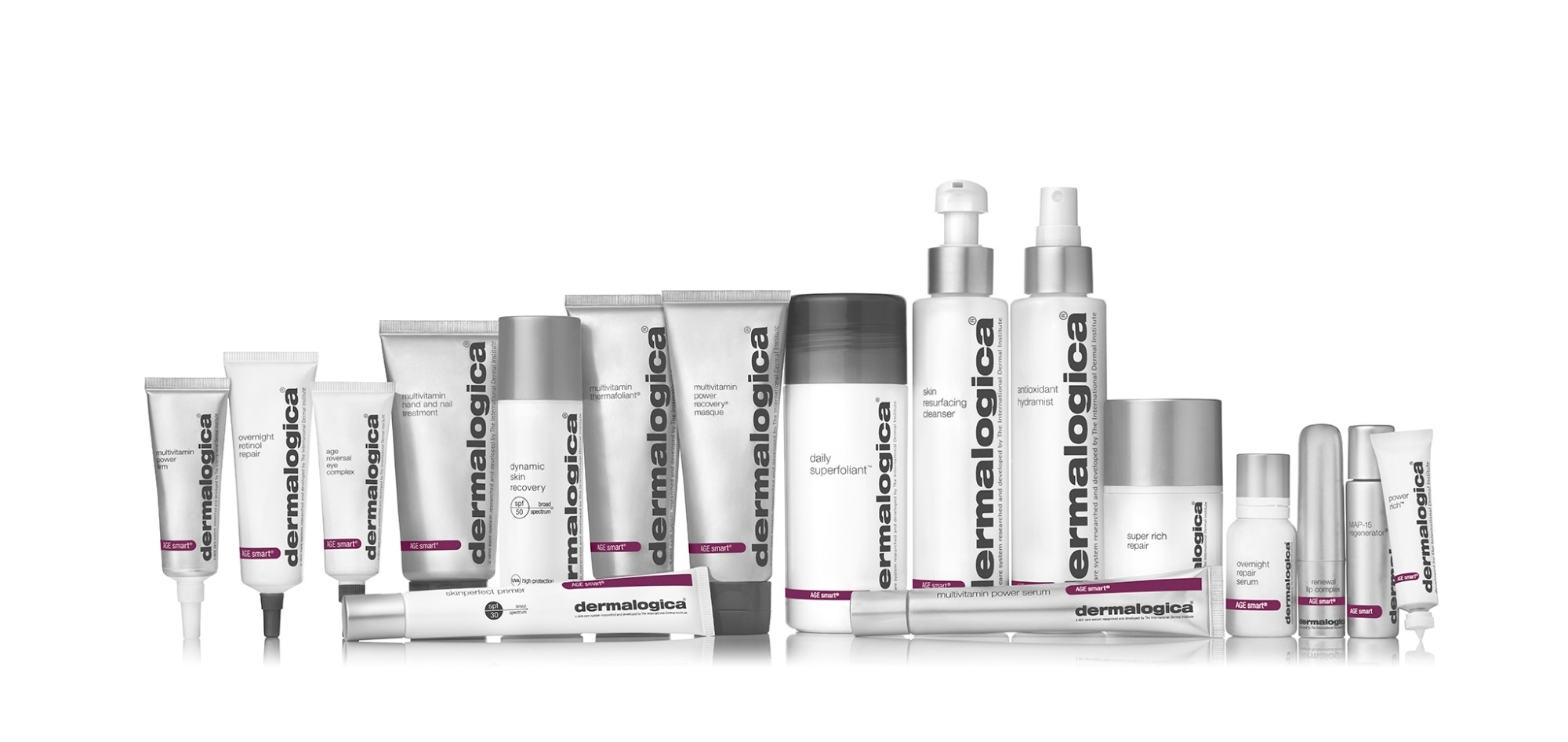 dermalogicaの化粧品群